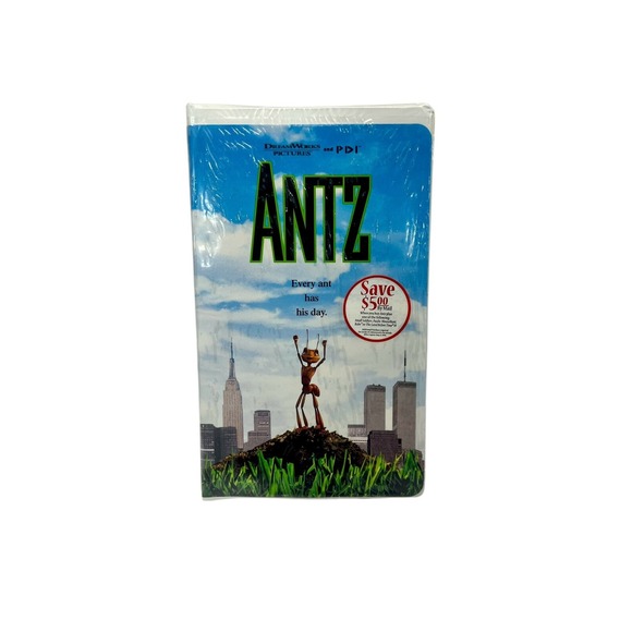 Antz Every Ant Has His Day Movie Dream Works Pictures VHS Clam Shell‎ NEW SEALED - Picture 1 of 6